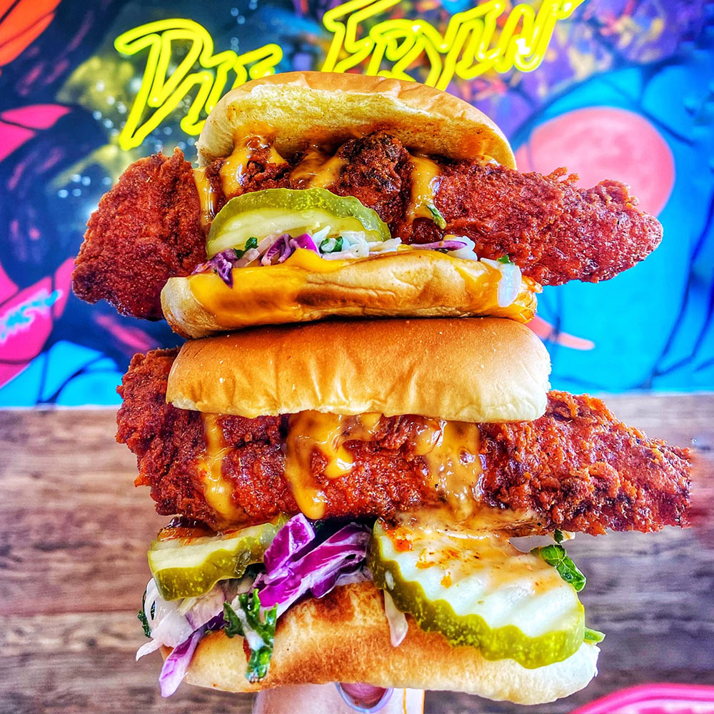 Dave's Hot Chicken sandwiches